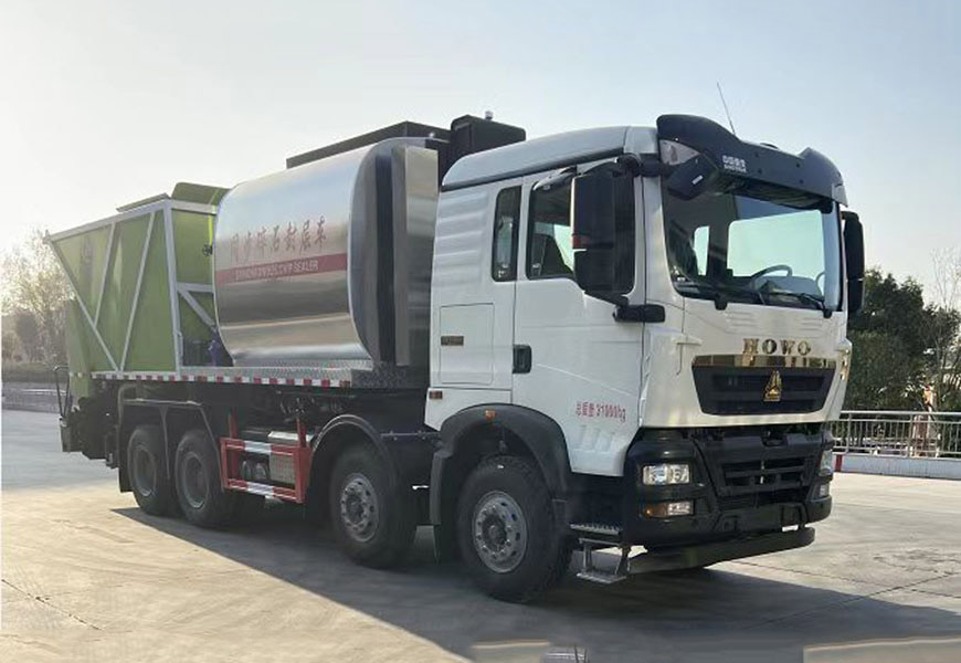 程力公路養護重汽豪沃前四后八同步封層車